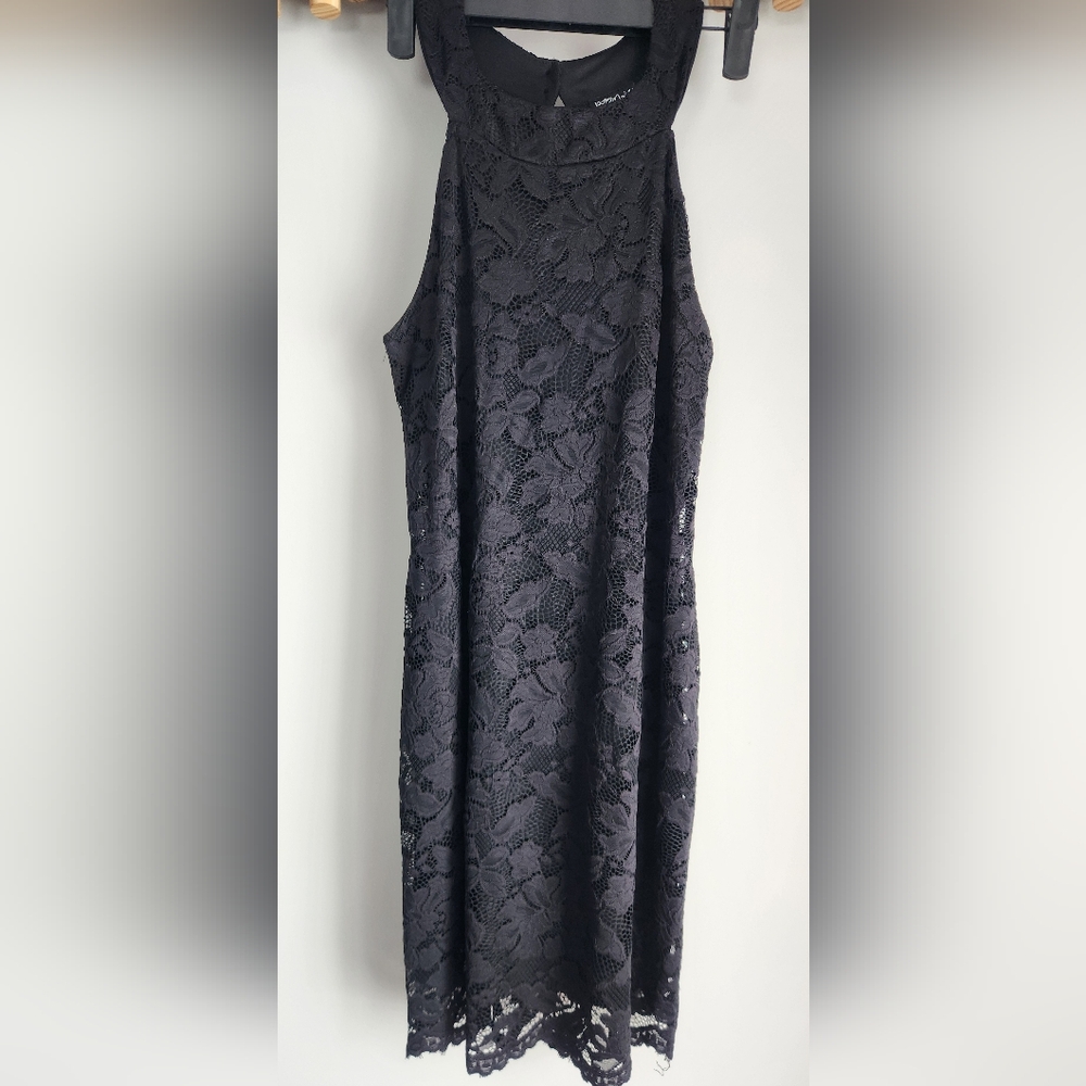 Elegant Black Lace Dress